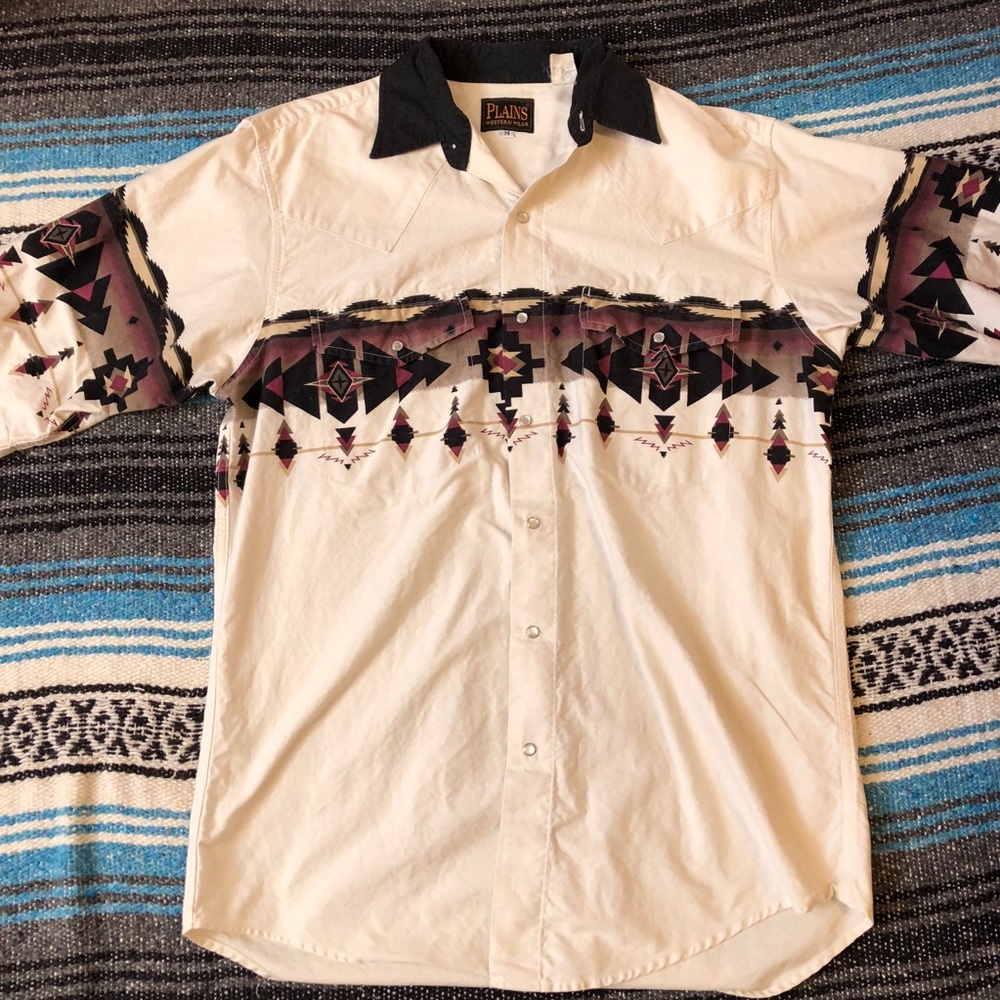 Vintage Western Pearl Snap